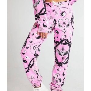 jaded london pink bandana sweatpants
